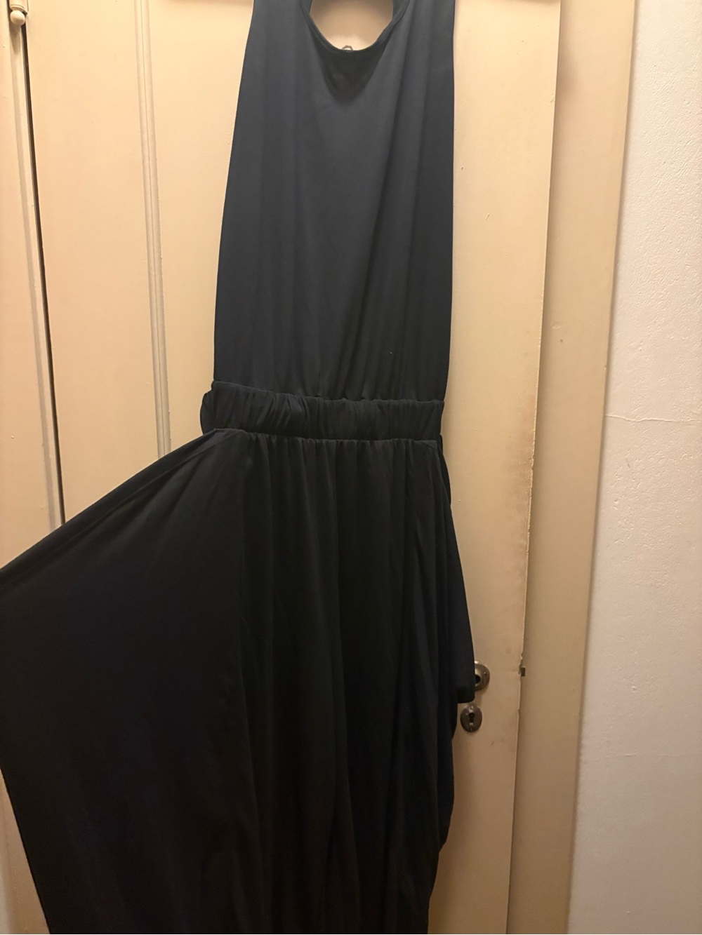 HALARA Black Sleeveless Cutout-Back Jumpsuit - Picture 2 of 5